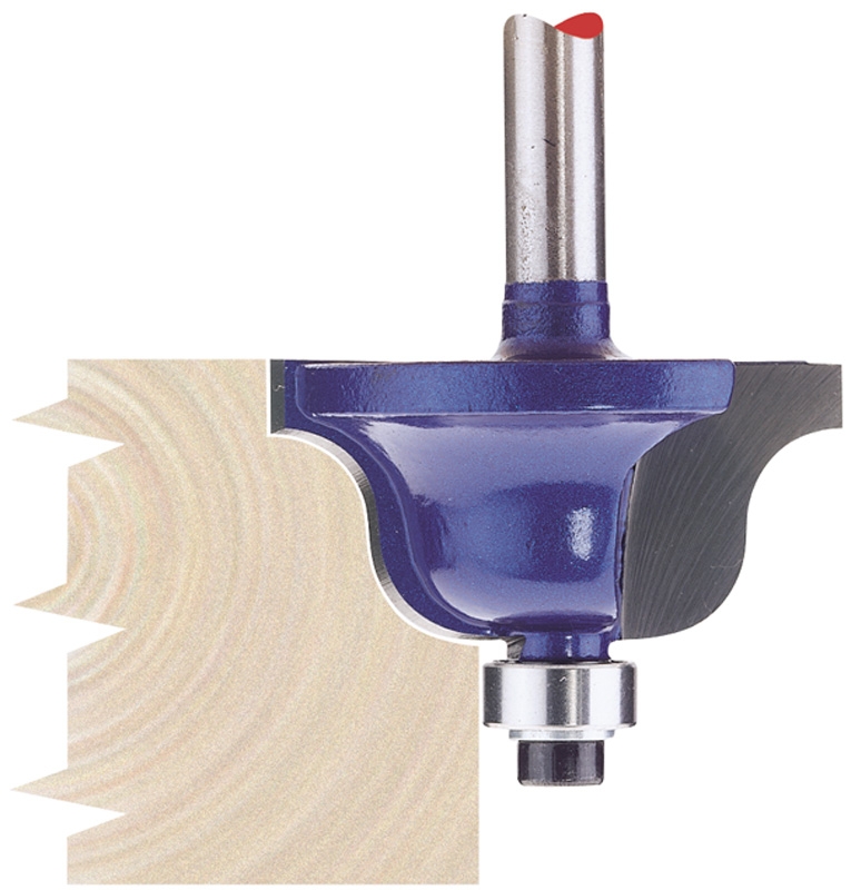 Warrior Router Bit 1/4"xRoman Ogee 35x17mm Warrior Warehouses Ltd