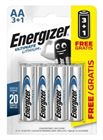 Battery ENERGIZER Lithium AA x3+1>4