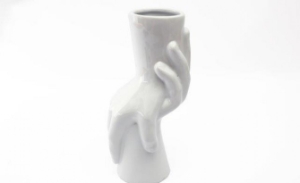 Vase HOLDING HANDS White 24cm