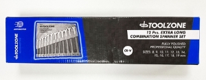 Spanner Set Combination 12Pce. Extra Long Deluxe