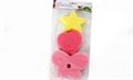 Paint Sponge Shapes x3 Crafting Stamps