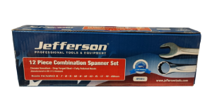 Spanner Set JEFFERSON 12Pce. Deluxe 6>22MM