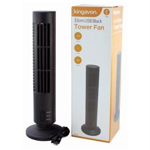 Fan Desk Mini Tower USB Operated Black