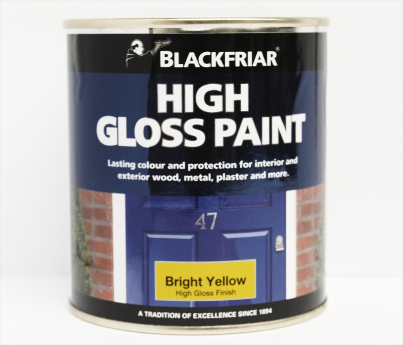 Warrior Blackfriar High Gloss Paint Yellow 250ml Warrior Warehouses Ltd