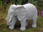 Garden Ornament STANDING ELEPHANT GRANITE Colour 42cm