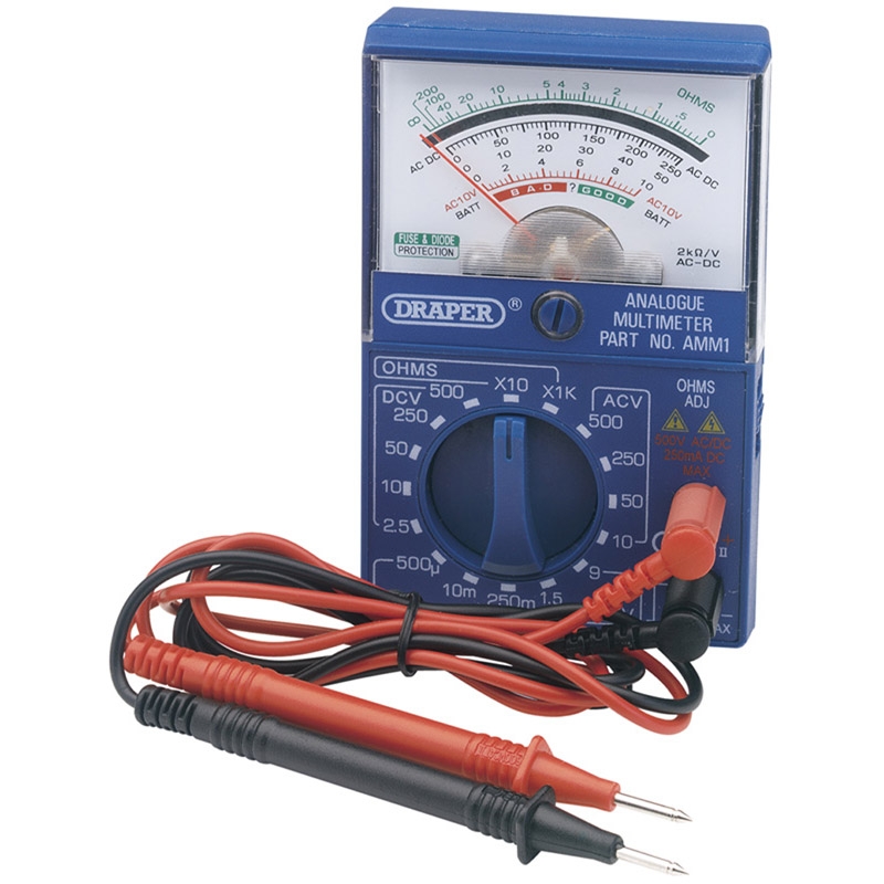 Warrior POCKET ANALOGUE MULTIMETER Warrior Warehouses Ltd