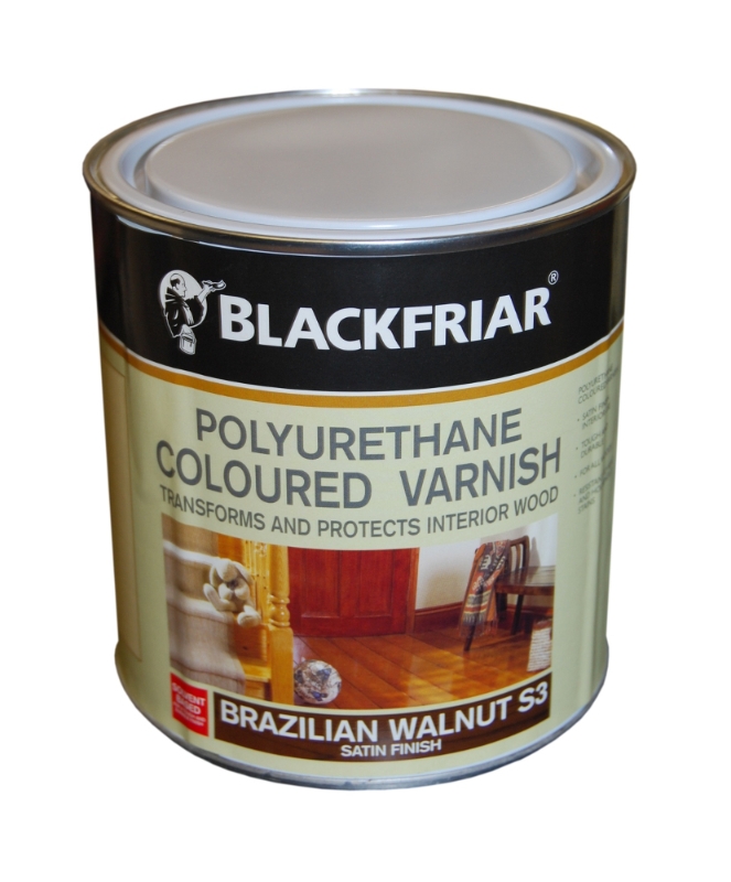Warrior Varnish Polyurethane Brazilian Walnut Satin 500ml. Warrior