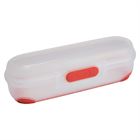 Food Box ADDIS Clip & Go Roll & Wraps 700ml Cap. Clear & Red