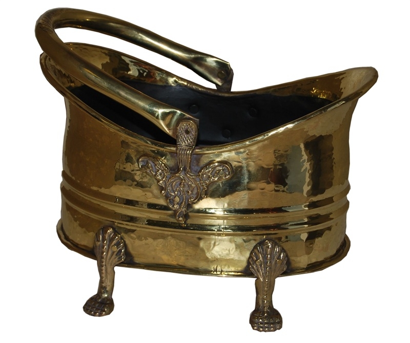 Warrior Coal Bucket Brass Set of 2 Medium Only Warrior Warehouses Ltd