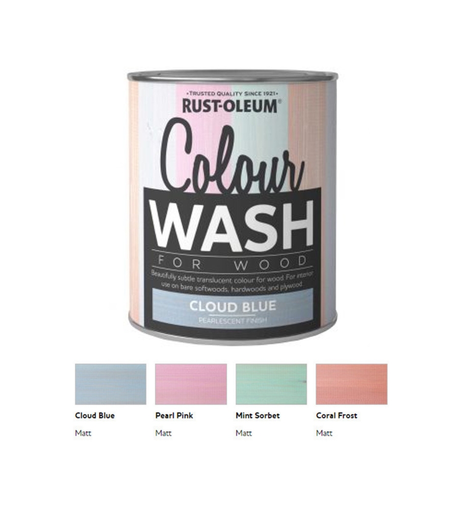 Paint Colour Wash Translucent Matt 750ml Various Colours