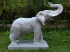 Garden Ornament ROARING ELEPHANT XL GRANITE Colour 70cm
