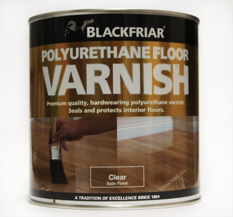 Warrior Blackfriar Polyurethane Floor Varnish Clear Gloss 1ltr