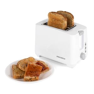 Toaster 2Slice PROGRESS White