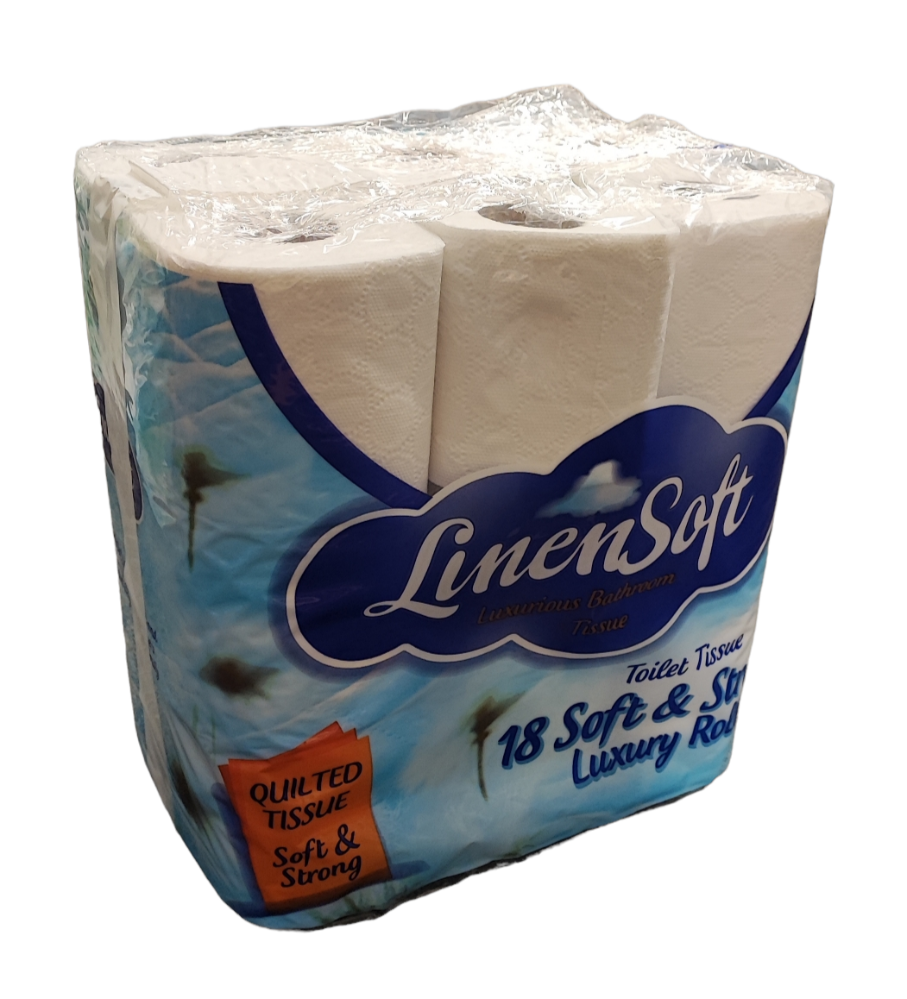 Warrior - Toilet Rolls LINENSOFT 2Ply White 18 Pack - Warrior ...