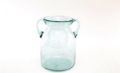 Vase BUBBLE with Handles 16x12cm Glass