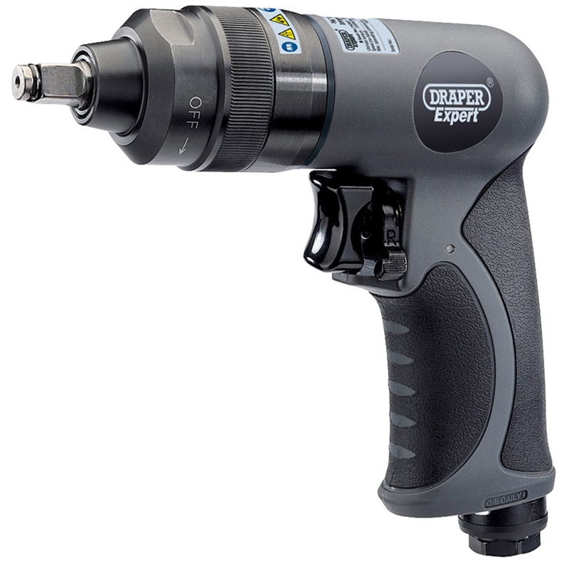 Warrior Air Impact Wrench DRAPER 3/8" Drive Mini Warrior Warehouses Ltd