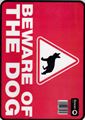 Sign 240x330mm BEWARE OF THE DOG