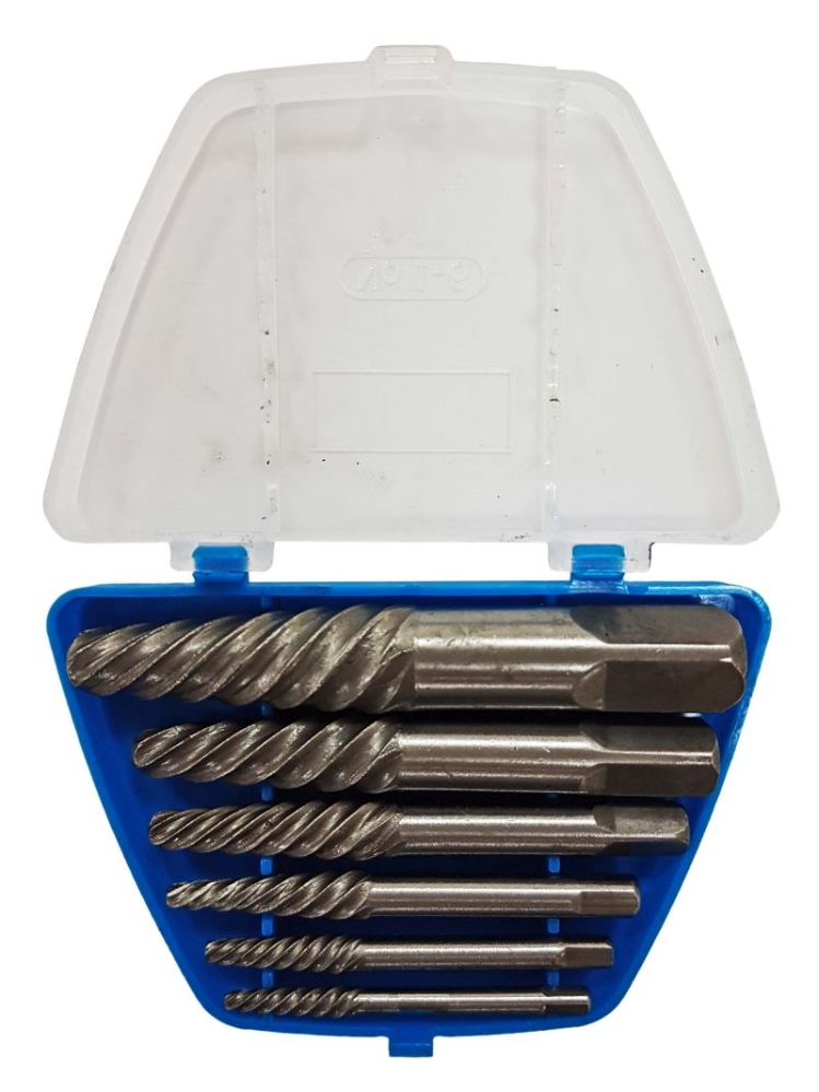Warrior Screw Extractor 6Pce. Spiral Flute in Case Warrior