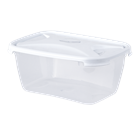 Food Box Rect. 2.0Ltr. EVERYDAY Clear Base x3