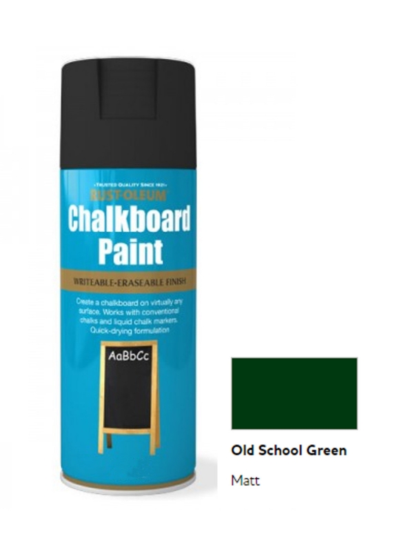 Warrior Paint Chalkboard Old School Green 400ml Aerosol Warrior