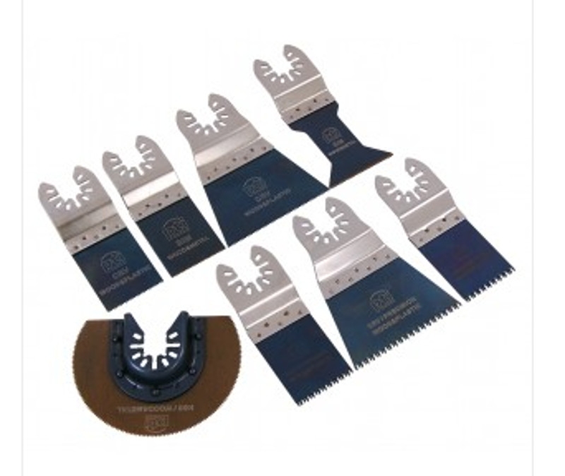 Warrior Multi Tool Blade Set x 8 Warrior Warehouses Ltd