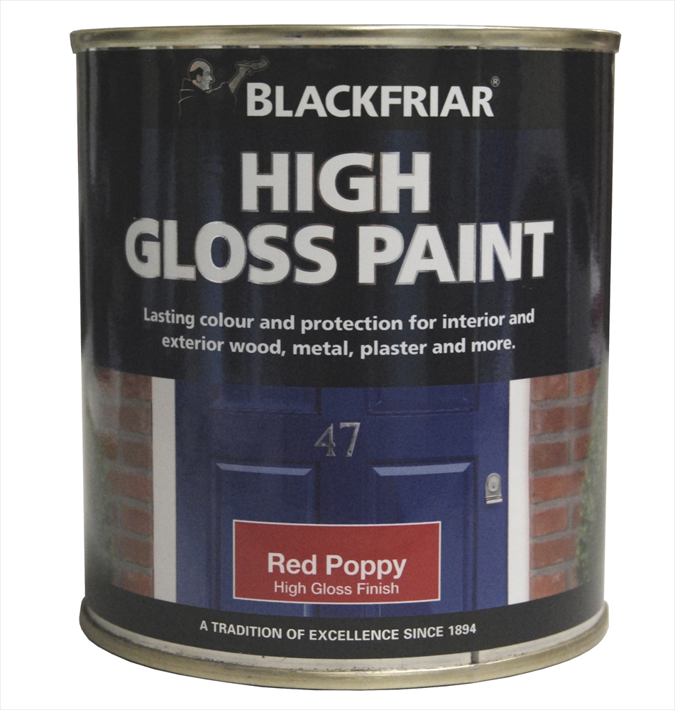 Warrior Blackfriar High Gloss Paint Red Poppy 250ml Warrior