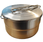 Camping Saucepan WARRIOR 1.5Ltr. SS Folding Handle