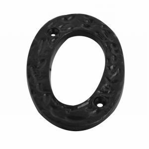 Antique Black Numeral No.0 102mm