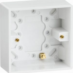 Box Surface 1Gang 35mm Deep Pattress SQUARE EDGE