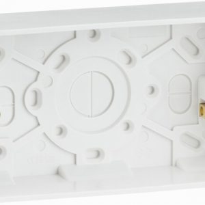 Box Surface 2Gang 35mm Deep Pattress SQUARE EDGE