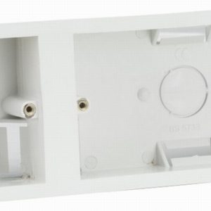 Box Dual 1 & 2gang Plasterboard 35mm deep