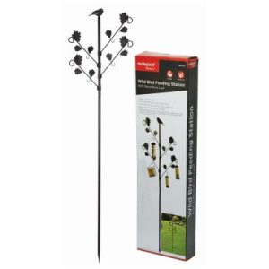Bird Feeding Station Wild Leaf Design D