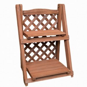 Garden Planter 2Shelf Wooden  D