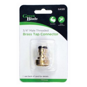Hose Tap Connector 3/4" Threaded Brass