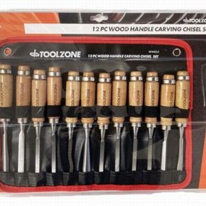 Carving Chisel Set for Wood 12Pce. Deluxe
