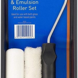 Paint Roller & Tray Mini 1Gloss 1Emulsion Sleeve