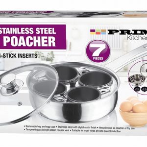 Egg Poacher 4 Cup Deluxe SS