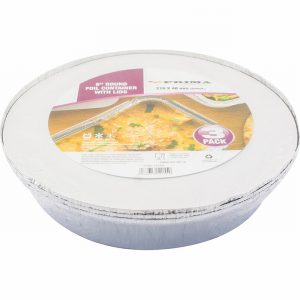 Dish 9" Pie Round & Card Lid x3