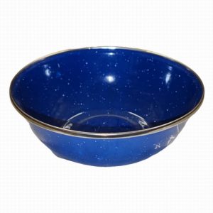 Bowl 15cm Enamel Blue