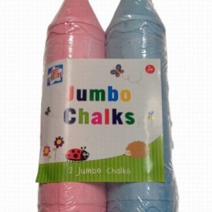 Chalk Jumbo x2 Pink & Blue