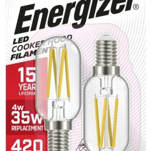 Lamp LED Filament Cooker Hood 3.8>35Watt x2 SES 3000K WW