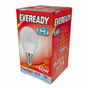 Lamp Low Energy LED Ball 5.2>40Watt SES 6500K Daylight