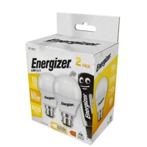 Lamp Low Energy LED GLS Pattern 8.2>60Watt BC 3000K WWx2