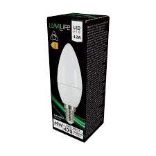 Lamp LED Candle 4.2>40Watt SES 6500K DL Opal Dimmable  D