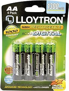 Battery Recharge Ni-MH AAx4 1300MAH