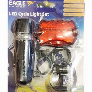 Bicycle Bike Light Set LED Req. 4xAAA  D