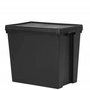 Box & Lid   92Ltr. WHAM BAM HEAVY Duty Black