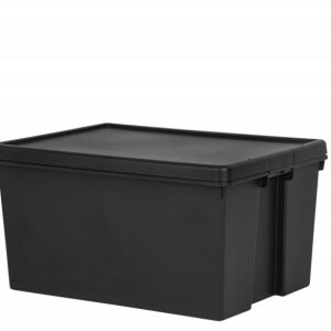 Box & Lid   96Ltr. WHAM BAM HEAVY Duty Black