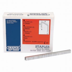 Staples DRAPER 8x5.1mm x10000 For Air Stapler