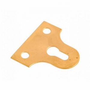 Glass Plate Slotted Brassed 32mm